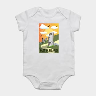 Easter Island Baby Bodysuit